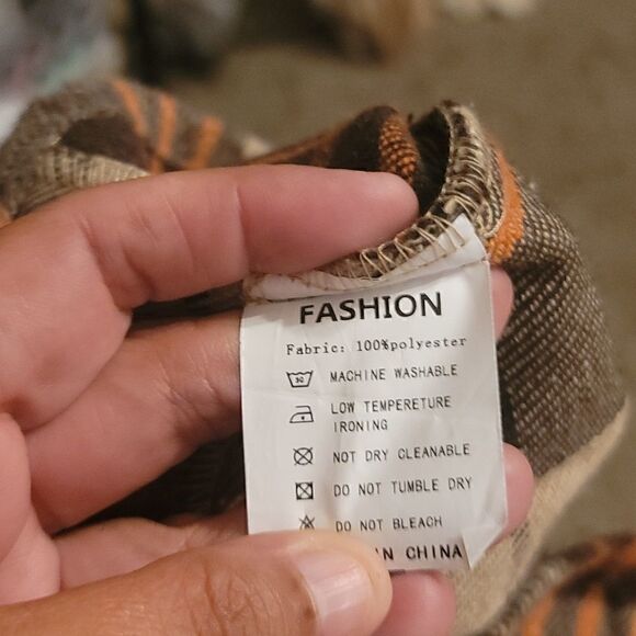 Plaid Unisex Button Snap Shirt/Jacket Size S - Picture 5 of 6